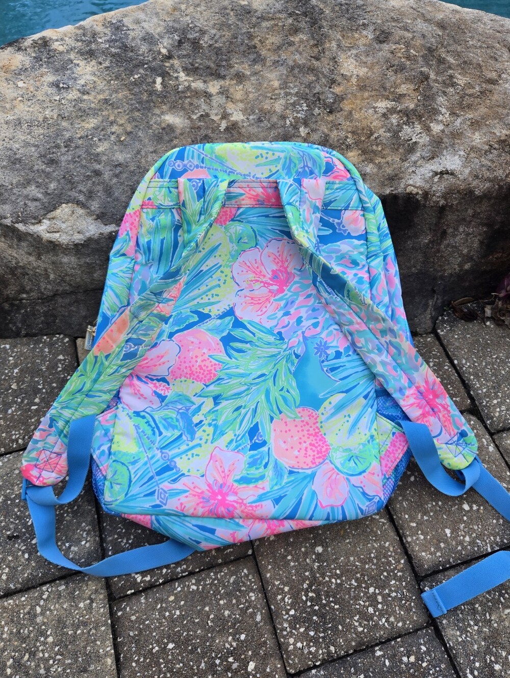 Lilly Pulitzer Bahia Backpack Swizzle In - Picture 5 of 10